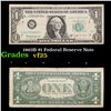 Image 1 : 1963B $1 Federal Reserve Note Grades vf+