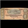 Image 2 : 1864 $10 Confederate Note, T68 Grades vf+