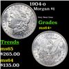 Image 1 : 1904-o Morgan Dollar $1 Grades Choice+ Unc