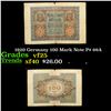 Image 1 : 1920 Germany 100 Mark Note P# 69A Grades vf+