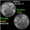 Image 1 : 1890-p Morgan Dollar $1 Grades Choice Unc