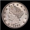 Image 2 : 1883 n/c Liberty Nickel 5c Grades Choice Unc