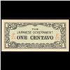 Image 2 : 1942 Philippines Under Japanese (JIM) Occupation 1 Centavo Note P# 102B Grades Gem CU