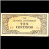 Image 2 : 1942 Philippines Under Japanese (JIM) Occupation 5 Centavo Note P# 104A Grades Choice AU/BU Slider