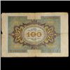 Image 3 : 1920 Weimar Germany 100 Mark Note P# 69A Grades vf+