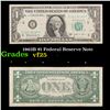 Image 1 : 1963B $1 Federal Reserve Note Grades vf+