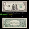Image 1 : 1963B $1 Federal Reserve Note Grades vf+