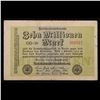 Image 2 : 1923 Germany (Weimar Republic) 10 Million Marks Post-WWI Hyperinflation Note P# 106d, Watermark: Wav