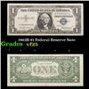 Image 1 : 1963B $1 Federal Reserve Note Grades vf+