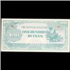 Image 2 : 1942 Burman Under Japanese (JIM) Occupation 100 Pupee Note P# 17A Grades Select CU