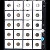 Image 2 : Huge Liifetime Collection - Too Many Coins To Auction Individually - This Lot is For One Page of 20 