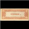 Image 3 : 1942 Philippines Under Japanese (JIM) Occupation 5 Pesos Note P# 110A Grades vf++