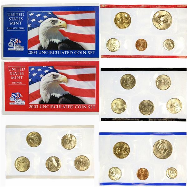 2003 United States Mint Set in Original Government Packaging, 15 Coins Inside!
