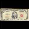 Image 2 : 1963 $5 Red seal United States Note Grades vf+