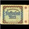 Image 3 : 1922 Weimar Germany 5,000 Mark Note P# 81D Grades vf+