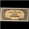 Image 2 : 1942 Philippines Under Japanese (JIM) Occupation 5 Centavo Note P# 104B Grades Gem CU