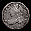 Image 2 : 1834 Lg 4 Capped Bust Dime 10c Grades f details
