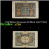 Image 1 : 1920 Weimar Germany 100 Mark Note P# 69A Grades vf, very fine