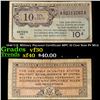 Image 1 : 1946 U.S. Military Payment Certificate MPC 10 Cent Note P# M2A Grades vf++
