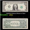 Image 1 : 1963B $1 Federal Reserve Note Grades vf+