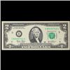 Image 2 : 2003 $2 Green Seal Federal Reseve Note Grades Choice CU