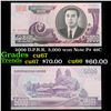 Image 1 : 2006 D.P.R.K. 5,000 won Note P# 46C Grades Gem++ CU