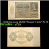 Image 1 : 1922 Germany 10,000 "Vampire Note" P# 72 Grades vf++