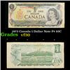 Image 1 : 1973 Canada 1 Dollar Note P# 85C Grades vf++