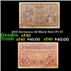 Image 1 : 1918 Germanu 20 Mark Note P# 57 Grades xf