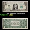 Image 1 : 1963 $1 Federal Reserve Note Grades xf+