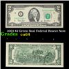 Image 1 : 2003 $2 Green Seal Federal Reseve Note Grades Choice CU