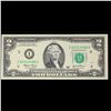 Image 2 : 2003 $2 Green Seal Federal Reseve Note Grades Choice CU