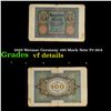 Image 1 : 1920 Weimar Germany 100 Mark Note P# 69A Grades vf details