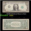 Image 1 : 1963B $1 Federal Reserve Note Grades vf+