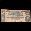 Image 2 : 1864 $10 Confederate Note, T68 Grades vf details