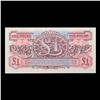 Image 2 : 2x Consecutive 1948 Second Series British Armed Forces 1 Pound Special Vouchers, CU! P# M22a Grades 