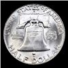 Image 3 : 1951-d Franklin Half Dollar 50c Grades Choice Unc+ FBL