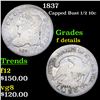 Image 1 : 1837 Capped Bust Half Dime 1/2 10c Grades f details