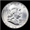 Image 2 : 1949-s Franklin Half Dollar 50c Grades Choice+ Unc