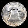 Image 3 : 1949-s Franklin Half Dollar 50c Grades Choice+ Unc