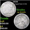 Image 1 : 1829 Capped Bust Half Dime 1/2 10c Grades vg details
