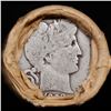 Image 2 : ***Auction Highlight*** Old 50c Roll $10 Halves Solid Barber Half dollar Roll with 1909 & D  Ends (f