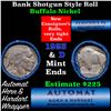 Image 1 : Buffalo Nickel Shotgun Roll in Old Bank Style 'Abbott Coin Counter & Automat' Wrapper 1924 & D Mint 