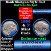 Image 1 : Buffalo Nickel Shotgun Roll in Old Bank Style 'Abbott Coin Counter & Automat' Wrapper 1926 & p Mint 