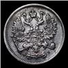 Image 2 : 1900 Imperial Russia 10 Kopeks Km: 20a.1 Grades Select Unc