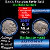 Image 1 : Buffalo Nickel Shotgun Roll in Old Bank Style 'Abbott Coin Counter & Automat' Wrapper 1937 & p Mint 
