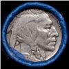 Image 2 : Buffalo Nickel Shotgun Roll in Old Bank Style 'Abbott Coin Counter & Automat' Wrapper 1924 & D Mint 