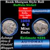 Image 1 : Buffalo Nickel Shotgun Roll in Old Bank Style 'Abbott Coin Counter & Automat' Wrapper 1936 & p Mint 