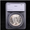 Image 4 : 1923-d Peace Dollar $1 Graded ms63+ By SEGS