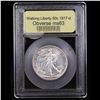 Image 4 : ***Auction Highlight*** 1917-d Obverse Walking Liberty Half Dollar 50c Graded Select Unc BY USCG (fc